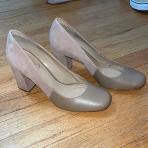 Naturalizer Nude Block Heels 9